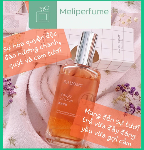 [HCM]Xịt thơm body mist Tokyo Citrus hương cam 50ml meli