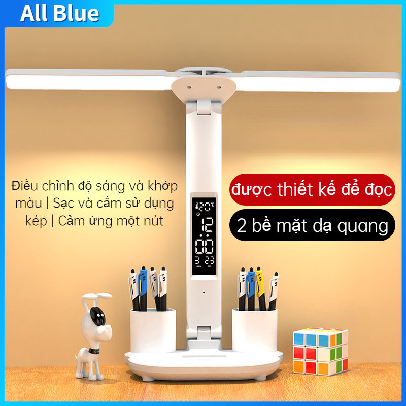Đa chức năng đèn bàn nghiên cứu chuyên dụng sinh viên đại học ký túc xá bảo vệ mắt cắm đầu giường đèn đọc sách