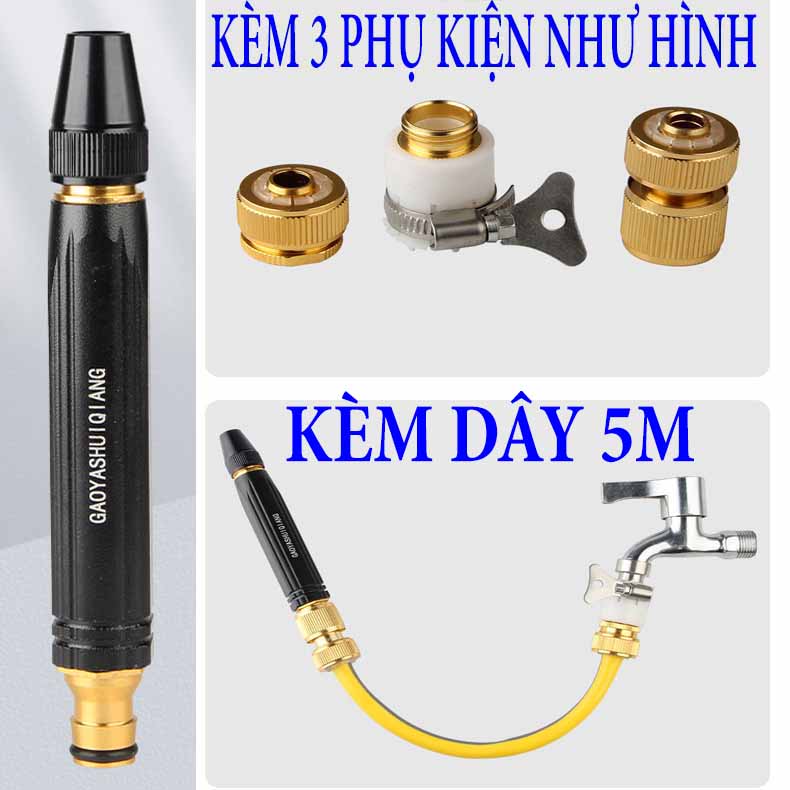 Vòi xịt rửa xe 5m 10m 15m 20m, Vòi xịt rửa xe tăng áp, Vòi xịt tăng áp rửa xe 5m 10m 15m 20m