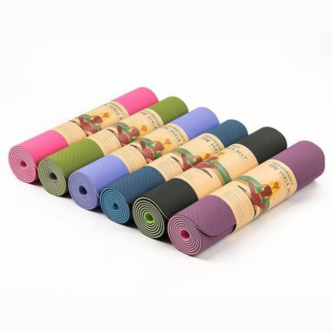 Thảm Tập Yoga Định Tuyến (Thảm Yoga Định Tuyến 2 Lớp thảm tập yoga,thảm tập gym tại nhà, Thảm tập thể dục,Thảm Yoga Mat) bà béo Bedding