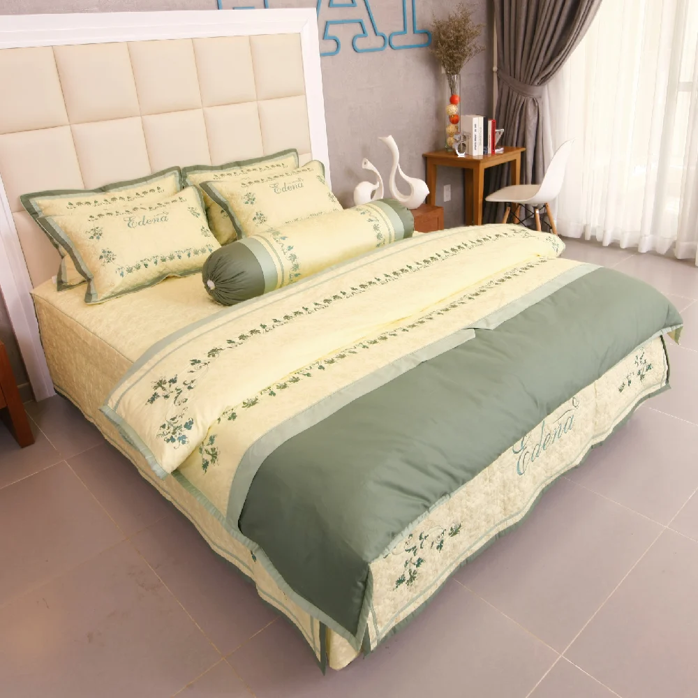 Bộ chăn ra cotton đặc biệt 514 edena