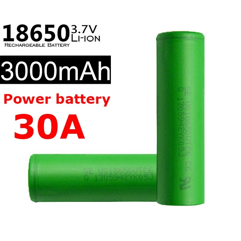Pin Sony 18650 VTC5/VTC6 3000mAh Dòng Xả 30A- 1 Viên