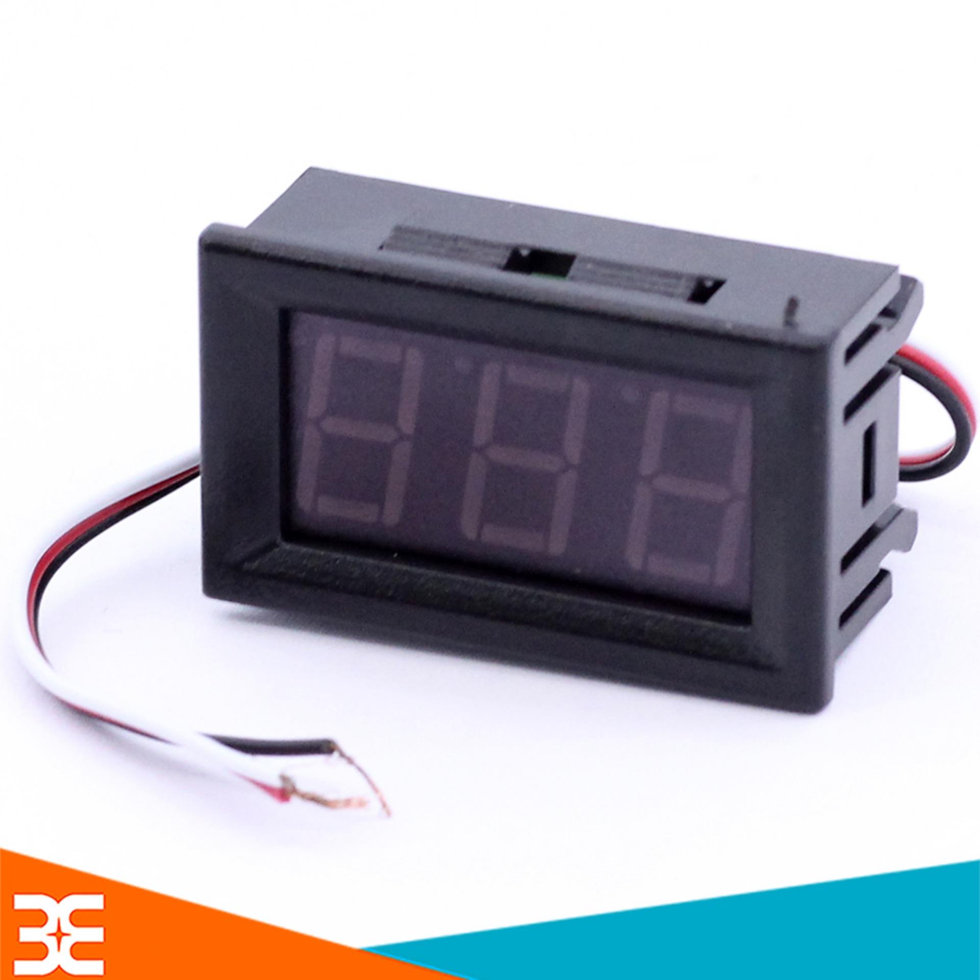 Vôn Kế Điện Tử 0.56 Inch 5-120VDC Đỏ