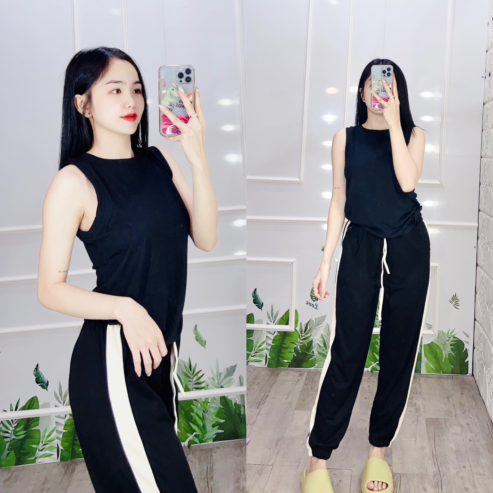 Quần nữ quần jogger thun gân quần bom bigsize