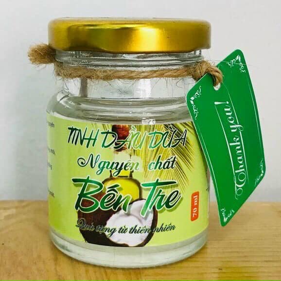 Tinh dầu dừa bến tre nguyên chất lọ 70ml