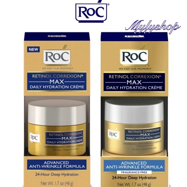 Kem chống lão hoá Roc Retinol Correxion Max Daily Hydration Creme 48g