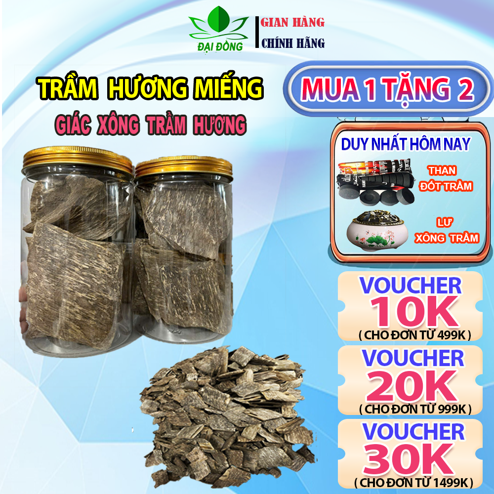 Trầm hương miếng, , dùng để xông nhà, tẩy uế - trầm hương đại đồng