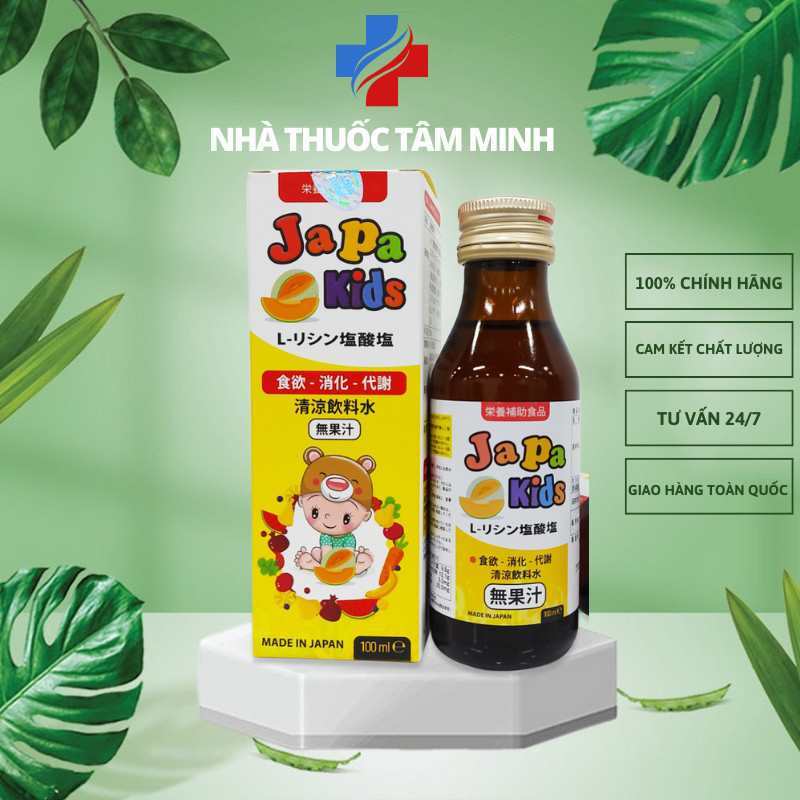 [CHÍNH HÃNG - HOÀN TIỀN]Japa Kids, Hỗ trợ tăng cường tiêu hóa, hỗ trợ ăn ngon miệng- Nhà Thuốc Tâm Minh