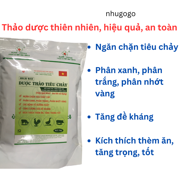 Sumi dược thảo tiêu chảy 1kg thảo dược pet food