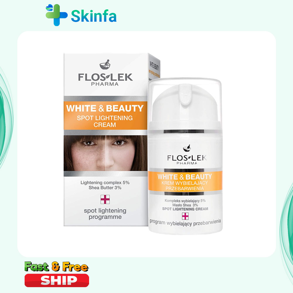 Kem nám floslek white & beauty cho da sạm nám, không đều màu