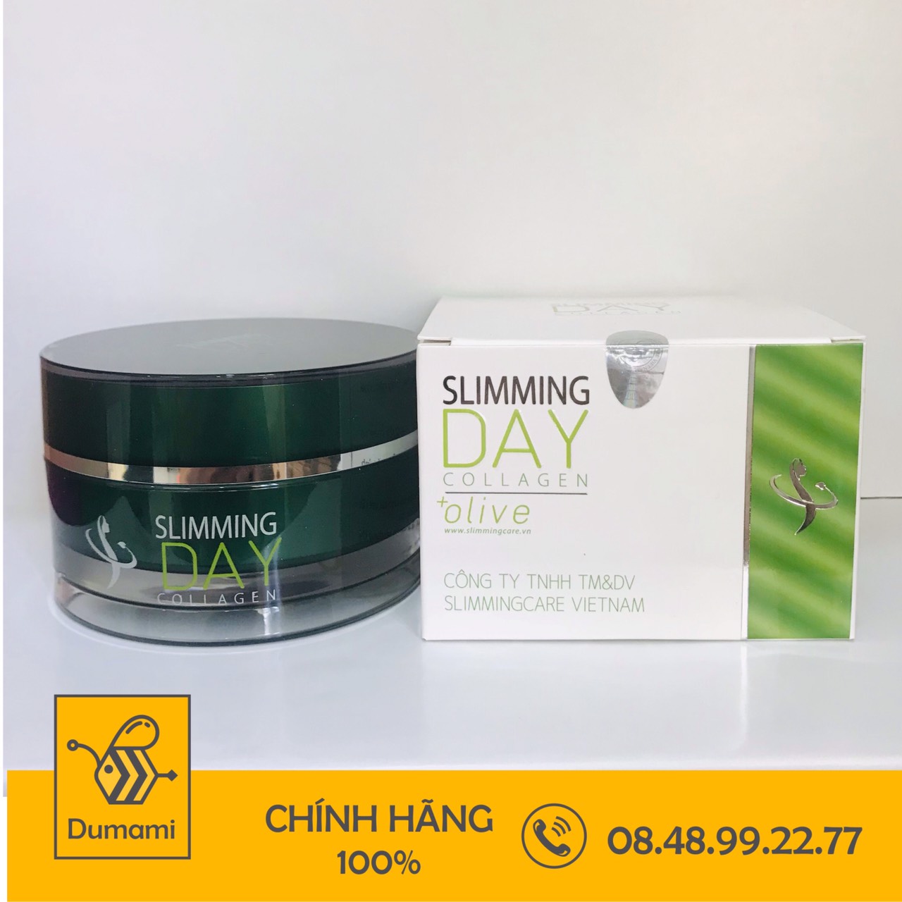 Kem tan mỡ bụng slimming day collagen đánh tan mỡ bụng giúp eo thon gọn, săn chắc hộp 200g
