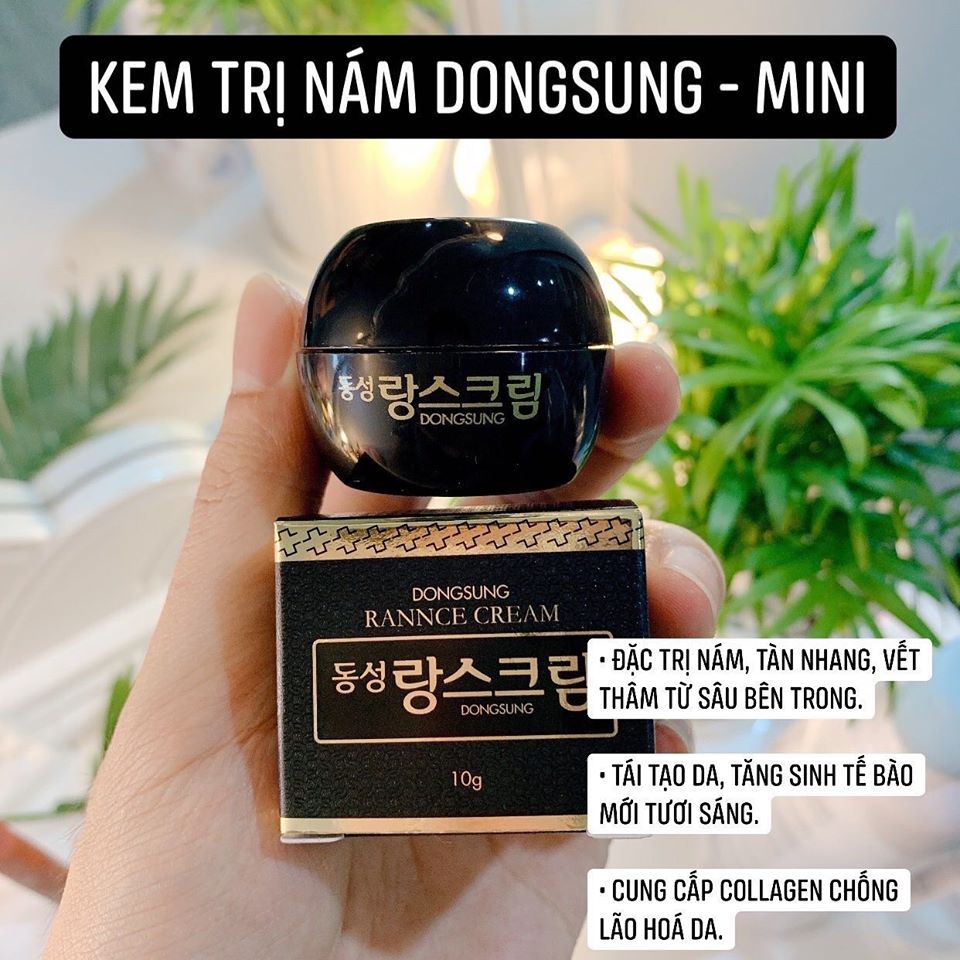 Kem nám trắng da Dongsung Hàn Quốc mẫu mini 10ml.[Hàng chính hãng 100%]