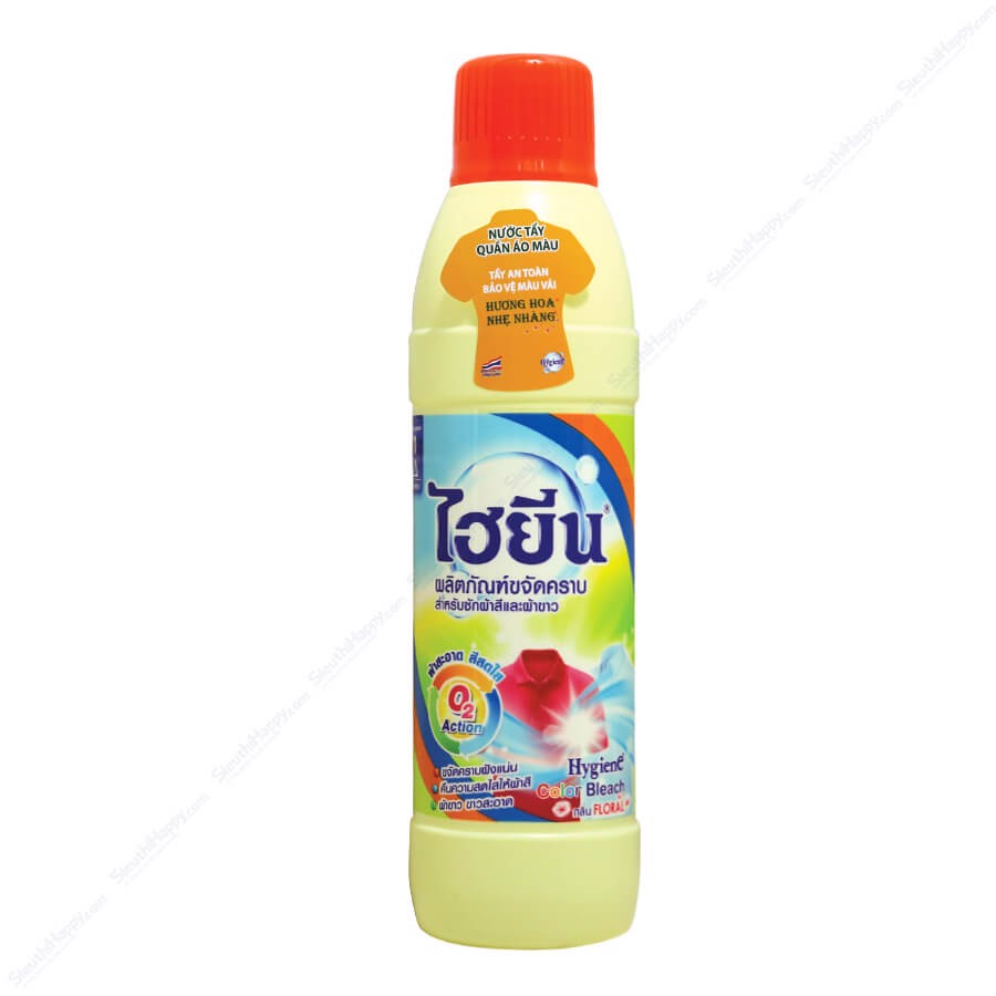 [Hoàn Tiền 10%] Nước tẩy quần áo màu Hygiene Thái Lan 250ml Hương Hoa BH777