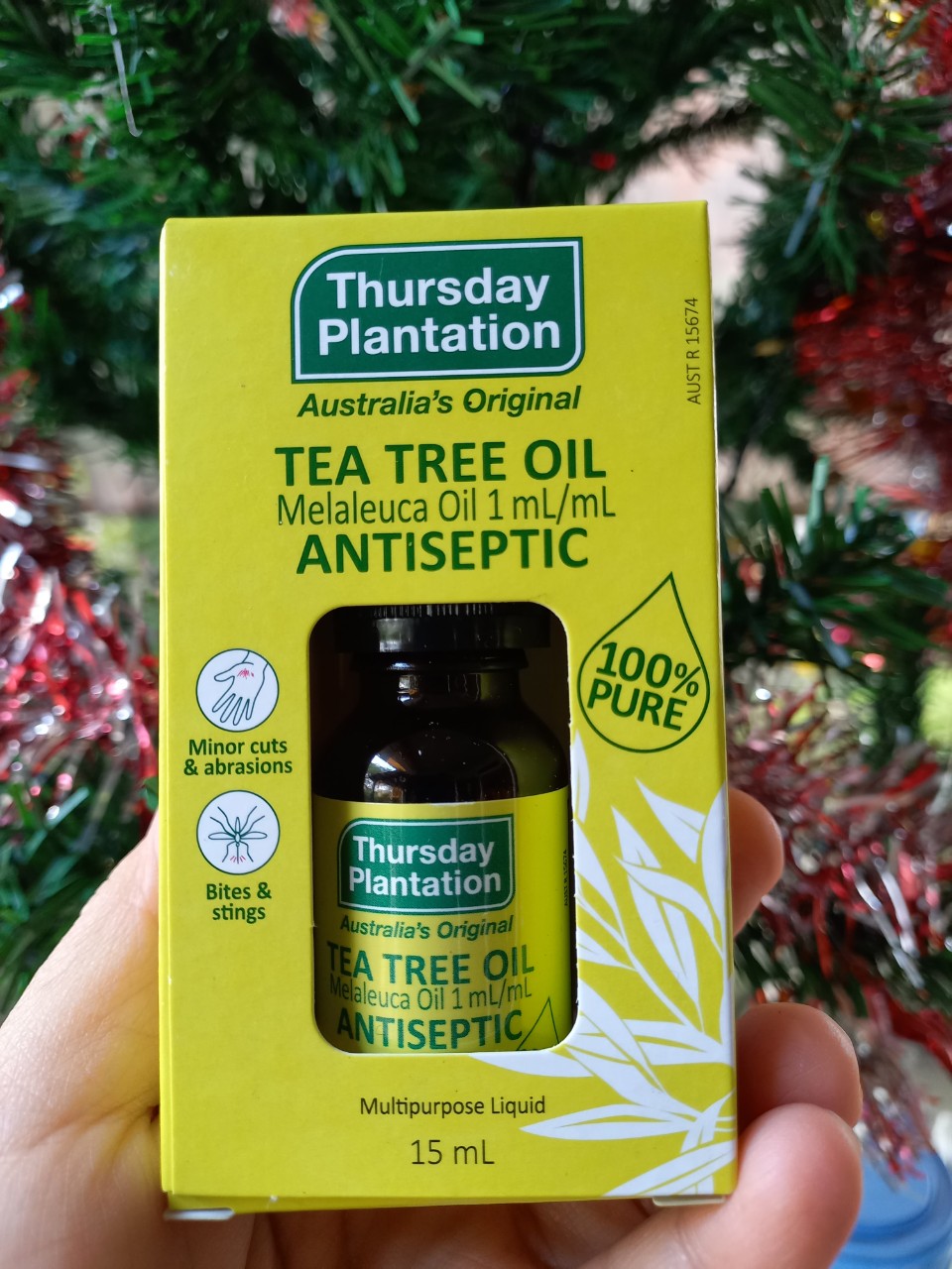 Tinh Dầu Tràm Trà (Tràm Úc TEA TREE OIL) - Nhập khẩu từ Úc 15ML