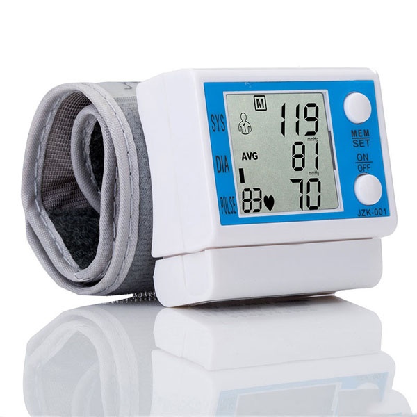 MÁY ĐO HUYẾT ÁP ĐIỆN TỬ JZK ĐO HUYẾT ÁP TỰ ĐỘNG CỔ TAY, ĐO NHỊP TIM_BLOOD PRESSURE MONITOR WRIST STYLE Công nghệ tự động thông minh phù hợp cho người cao tuổi_may do huyet ap dien tu