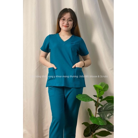 Bộ Scrubs Premium Bác Sĩ, quần áo phòng mổ, đồng phục phẫu thuật, đồng phục spa