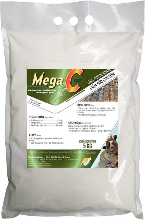 Vitamin c tạt cho tôm - túi 5kg
