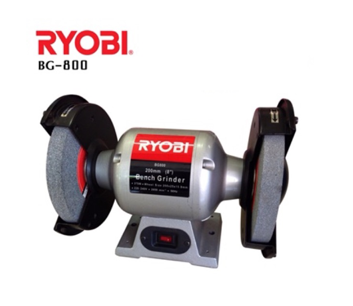 Máy mài để bàn 375w-180mm ryobi bg-800