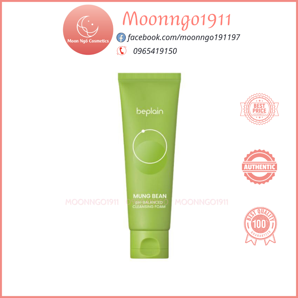 Sữa Rửa Mặt Beplain Greenful PH-Balanced Cleansing Foam 80ml