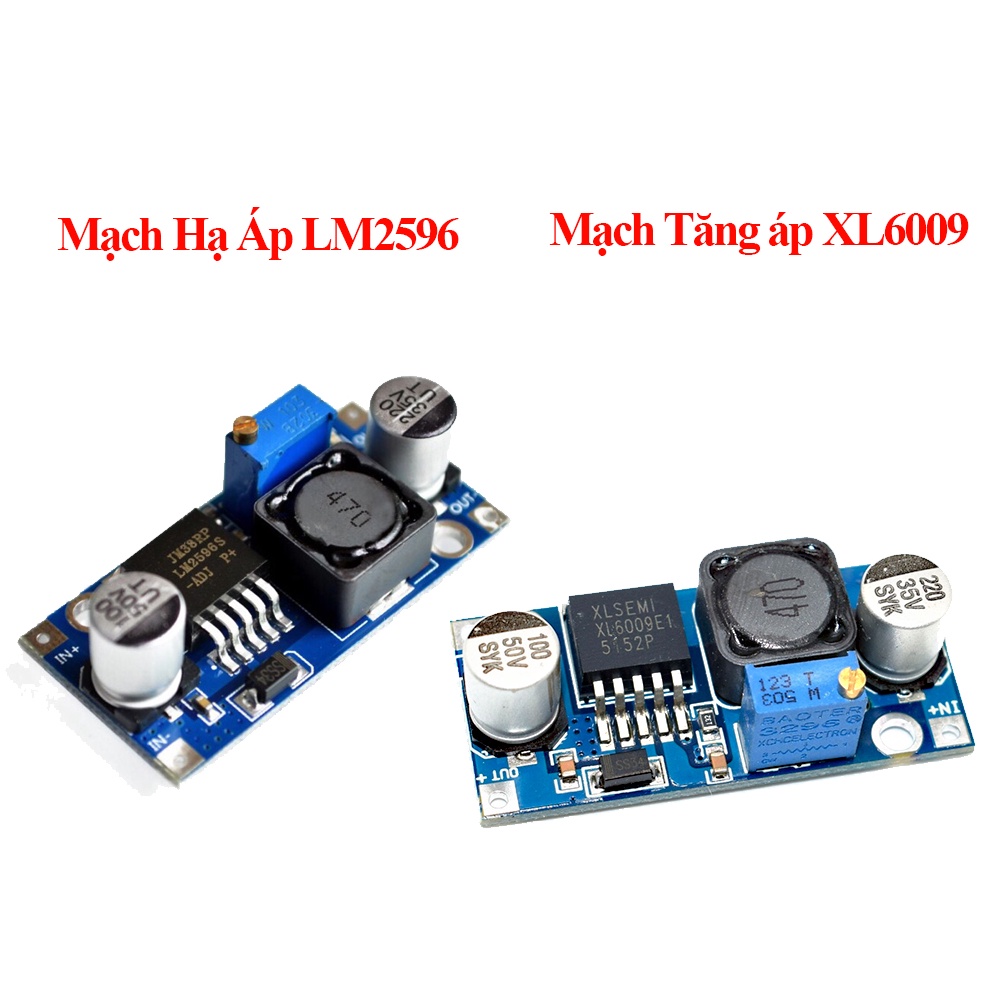 Mô đun tăng áp, boost dc-dc xl6009 lm2577 - mạch hạ áp,giảm áp buck dc-dc lm 2596