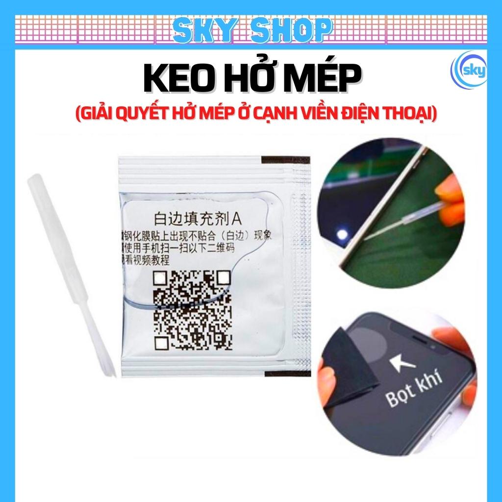 Keo dán chống hở mép kính cường lực