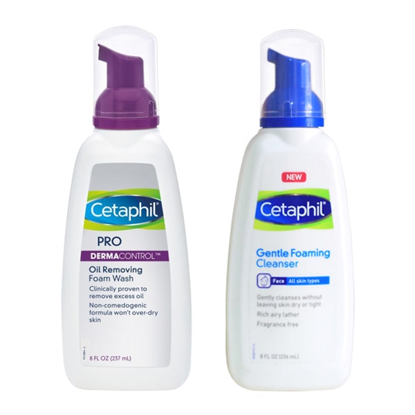 Sửa rửa mặt tạo bọt cetaphil oil removing | gentle foaming | redness skin 237ml