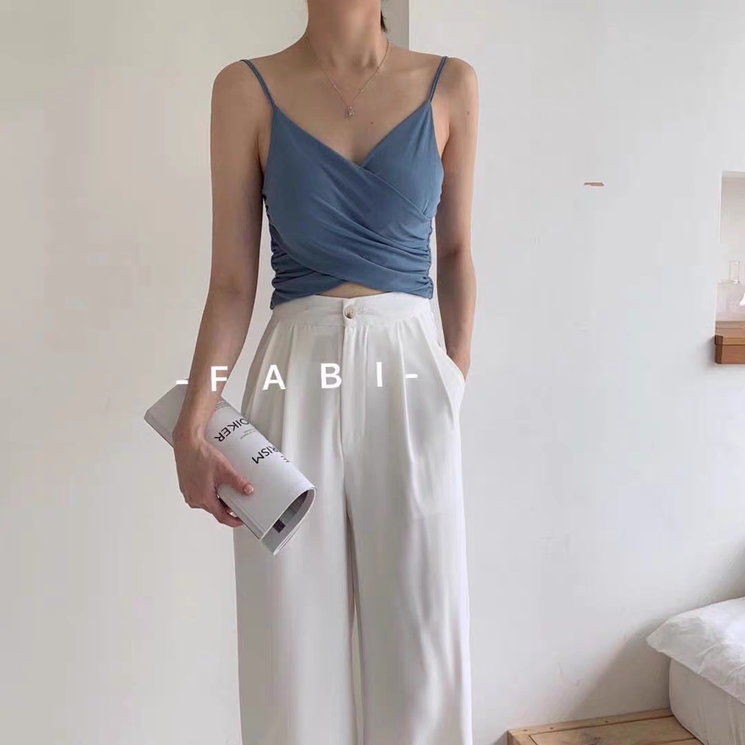 Áo Croptop BigSize Cổ Chữ V Đắp Chéo Tôn Dáng Sang Chảnh - G104