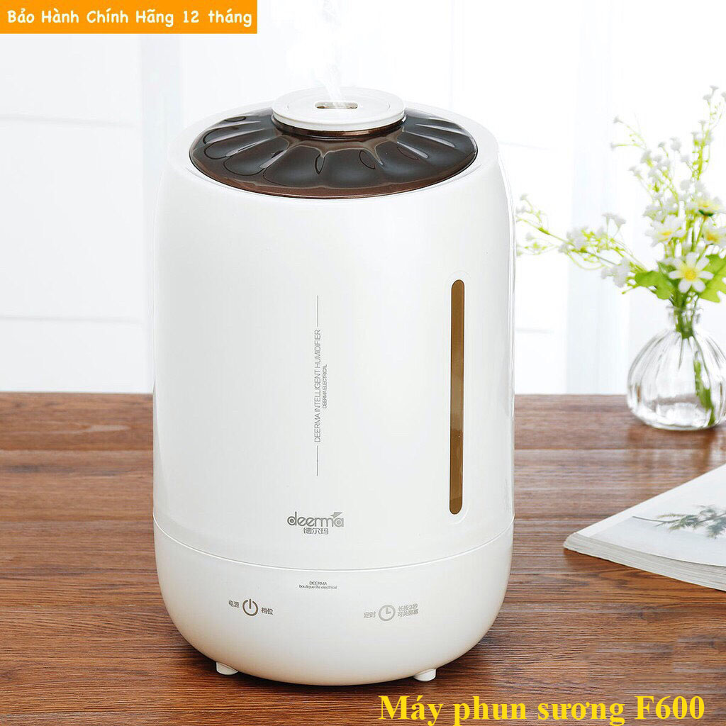 Máy phun sương tạo ẩm không khí dema F600 dung tích 5 lít Máy tạo độ ẩm xông tinh dầu cao cấp