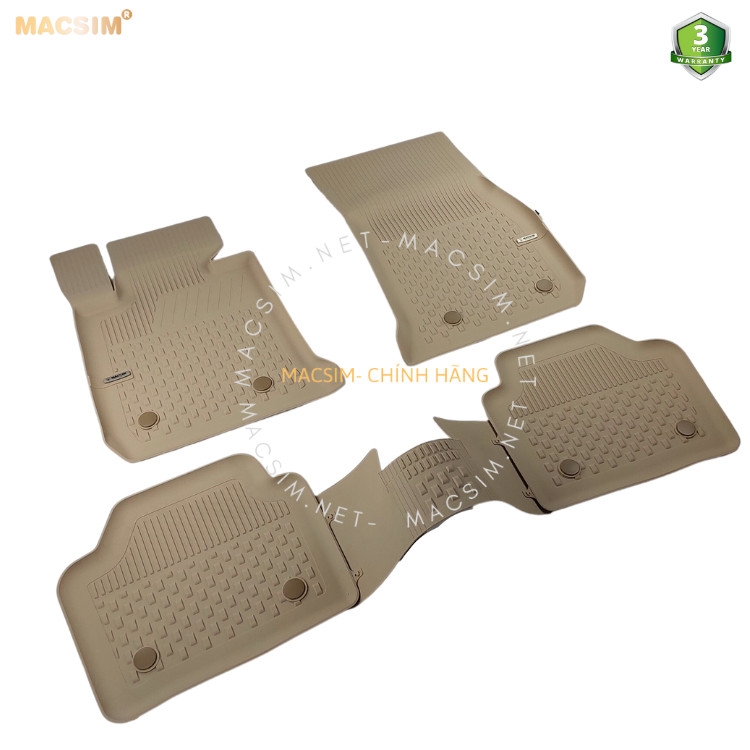 Tpe Silicon Car Floor Mats M.Ercedes E W213 2016-2021 Beige Brand Macsim Giá 4,400,000 Đồng*Miễn phí vận chuyển
