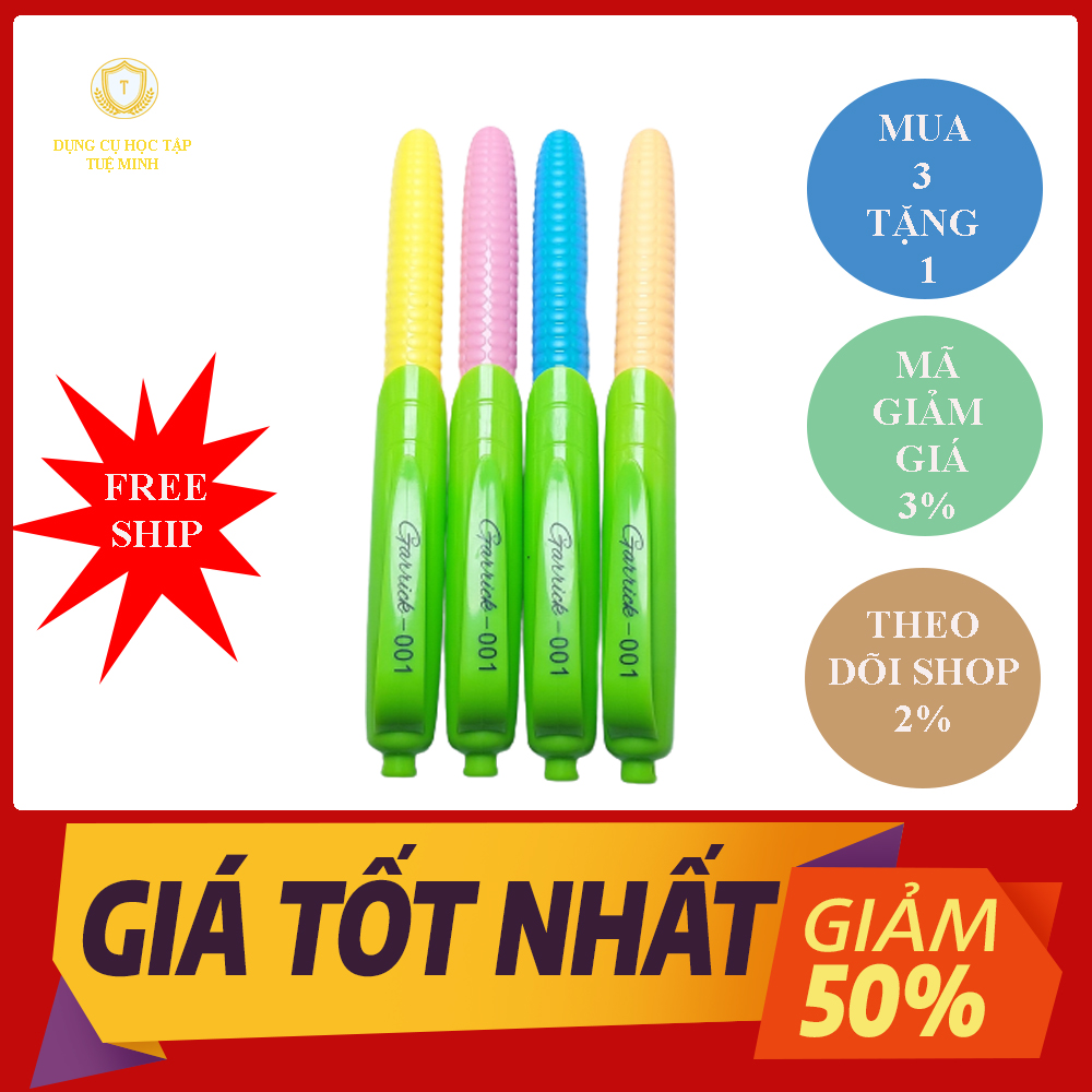 [HCM]Bút Máy Hình Trái Ngô, Ngòi Êm Trơn Nét 0.5mm - Dụng cụ học tập Tuệ Minh