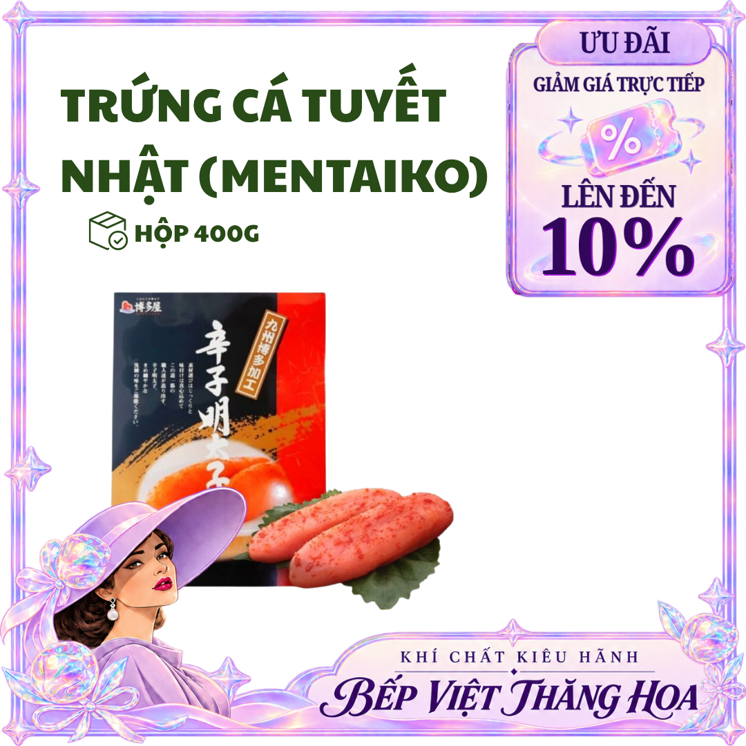 [HỎA TỐC HCM] Trứng Cá Tuyết Đại Dương Bổ Dưỡng - Hộp 400G