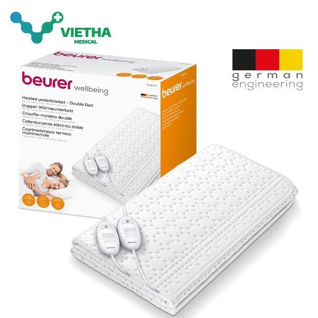 Đệm điện đôi đa năng Beurer TS26 hàng chính hãng