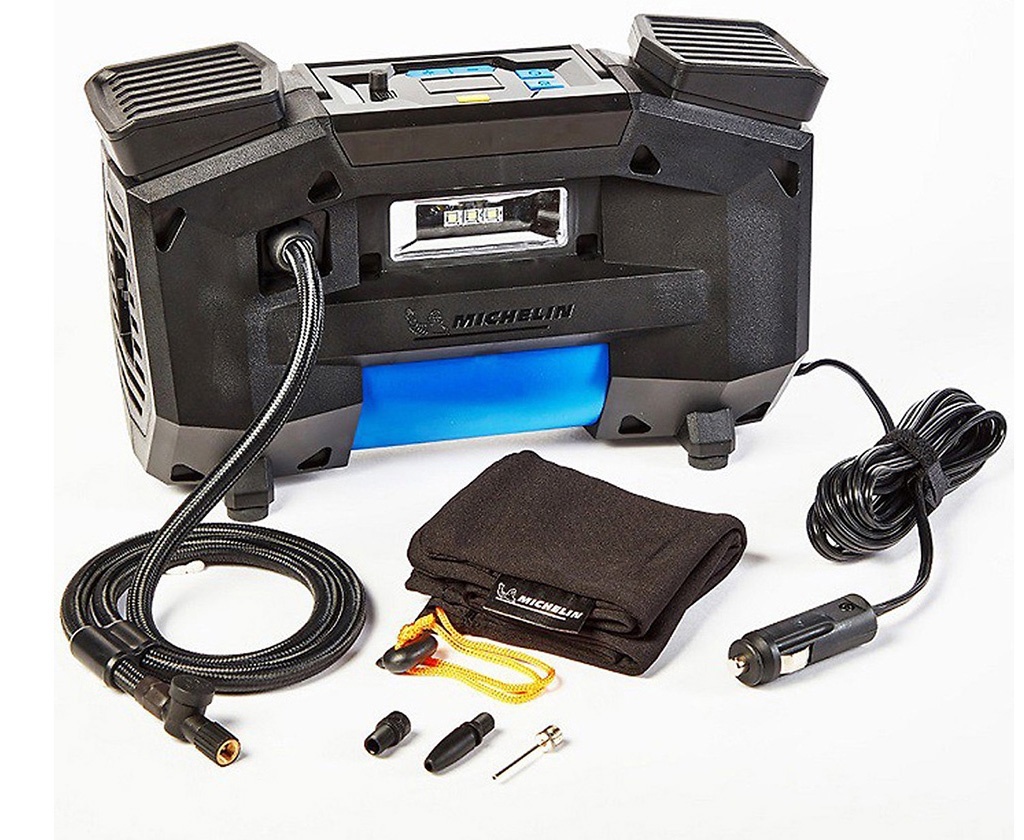 Máy Bơm Lốp Xe Ô Tô Michelin 12314 Superfast 4X4/SUV Digital Kĩ Thuật Số 2 Piston Tự Động Ngắt Cao Cấp