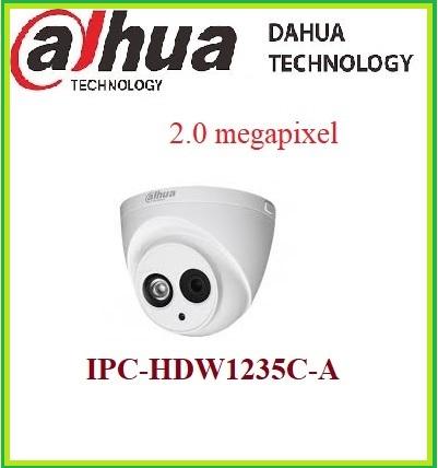 CAMERA IP DAHUA IPC-HDW1235C-A (2.0 MEGAPIXEL) TÍCH HỢP SẴN MICRO