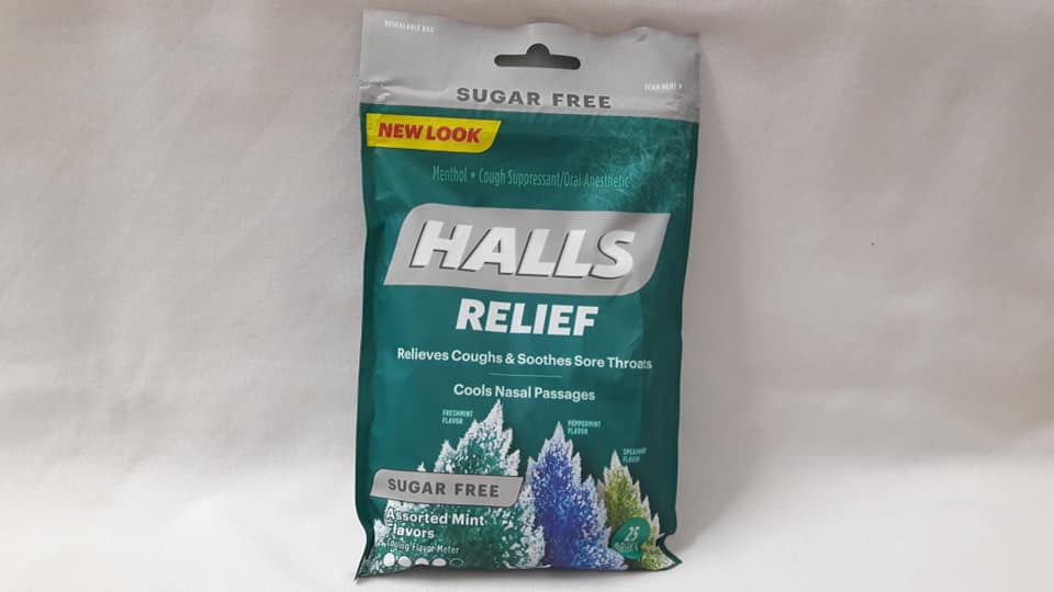 Kẹo Ngậm Halls Sugar Free Assorted Mint - Mỹ