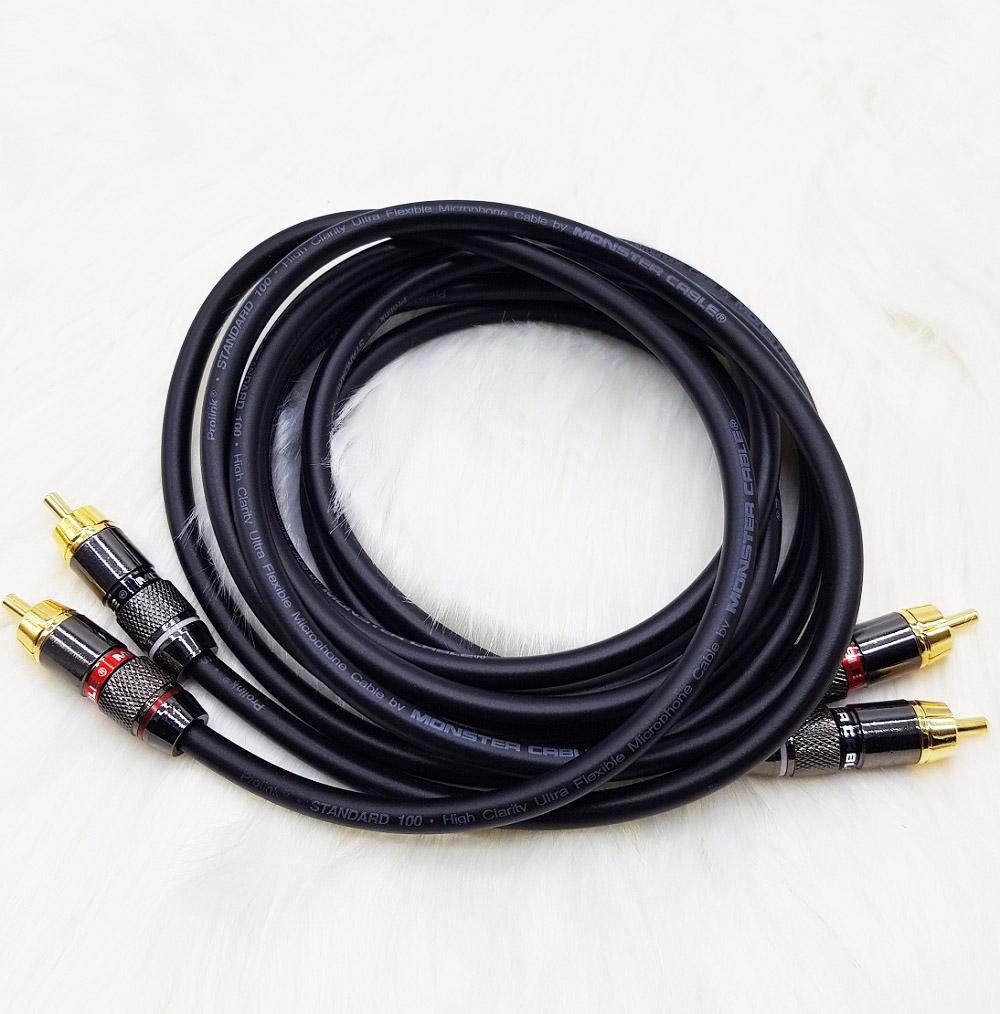 Dây tín hiệu monster standard 100 hai đầu av - dây av/rca monster cao cấp 10m