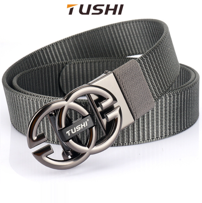 Thắt lưng Nam dây dù_Tushi X68_Khóa tự động chắc chắn, tiện dụng - Dây nịt Nam_vải Canvas cao cấp_sang trọng, cá tính