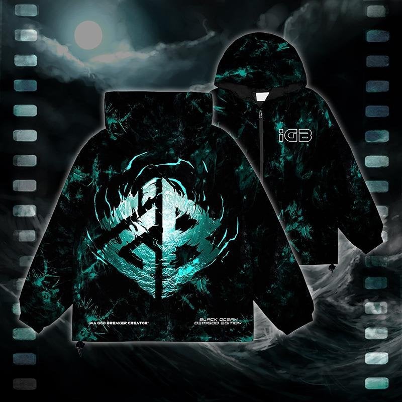 Áo Khoác kiểu Unisex BLACK OCEAN iMA God Breaker (iGB Black Ocean Jacket)