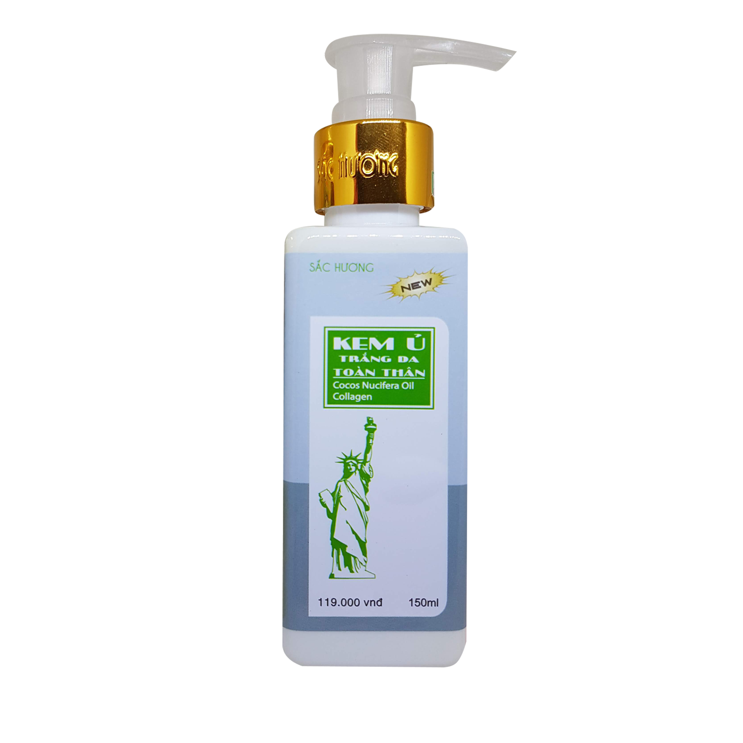 [HCM]KEM Ủ SẮC HƯƠNG TRẮNG DA TOÀN THÂN GIÚP LÀM TRẮNG DA DƯỠNG DA 150ML