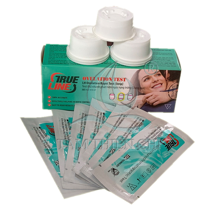 Que thử rụng trứng Trueline hộp 7 test