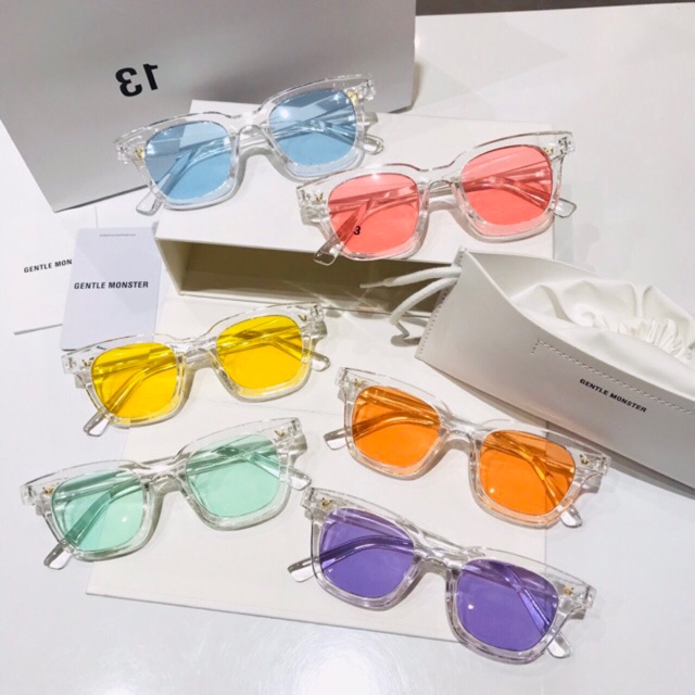 MẮT KÍNH CHỮ V NHỎ TRONG SUỐT NHIỀU MÀU CỰC ĐẸP MẪU