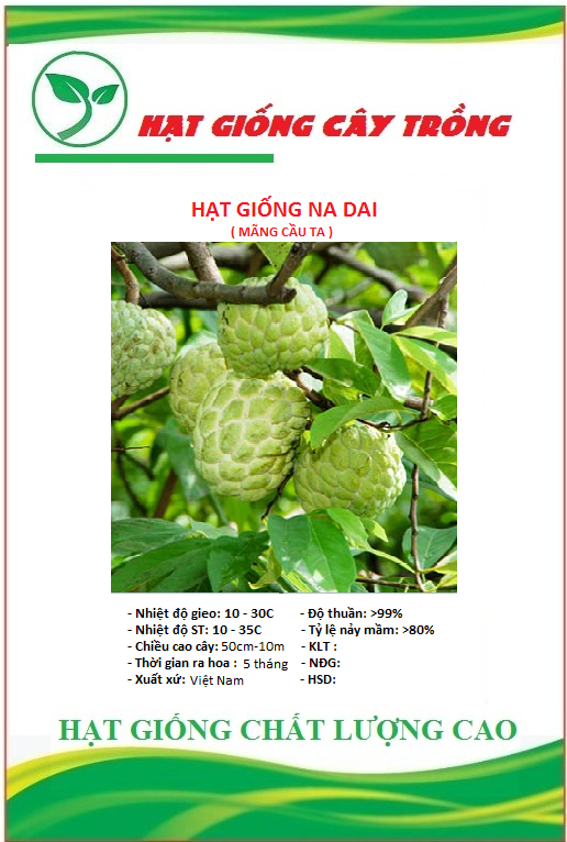 Hạt giống cây na dai - Gói 10 hạt