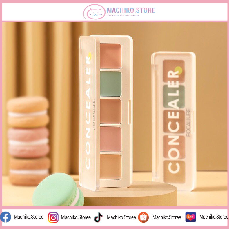 Kem che khuyết điểm focallure độ che phủ cao/ chống thấm nước/ giữ màu lâu trôi