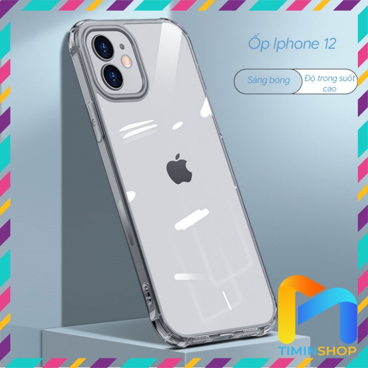 [HCM]Ốp iPhone 12 Pro Max/ 12/ 12 Pro/ 12 Mini chống sốc nhựa Acrylic - chính hãng LEEU (OLA)