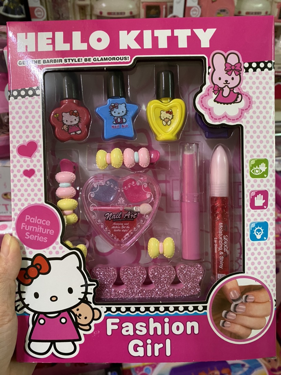 [HCM]Đồ chơi trang điểm SON MÔI - SƠN MÓNG TAY cho bé Mới