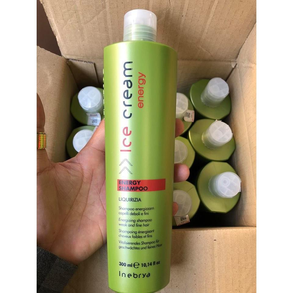 Dầu gội chống rụng tóc energy inebrya ice cream shampoo 300ml
