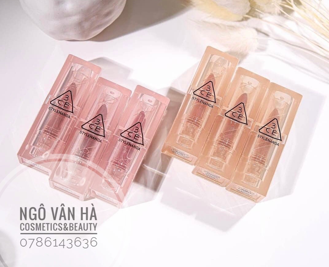 Son lì 3ce clear layer warm & cool new collection 2021
