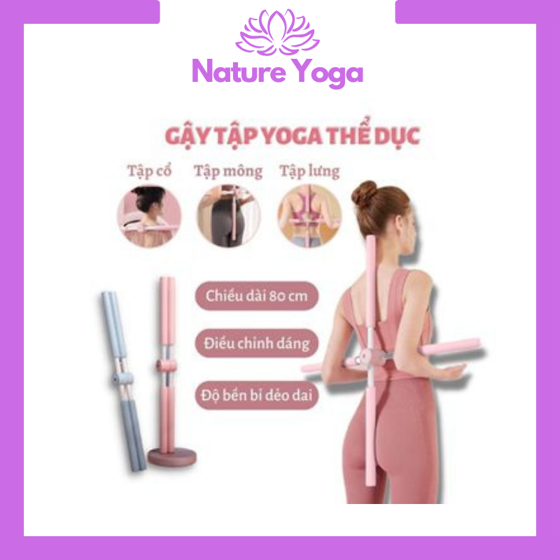 Gậy Yoga/GYM (dưỡng sinh)/ Hỗ Trợ Lưng Gù 78/ 90cm/120cm/150Cm