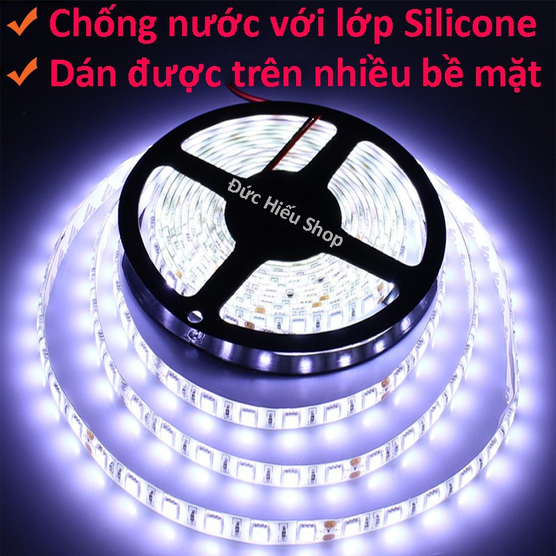 Đèn led dây 12v - 5m, dây đèn led