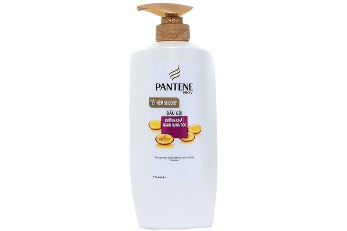 Dầu gội Pentene vòi 650ml cho tóc óng mượt